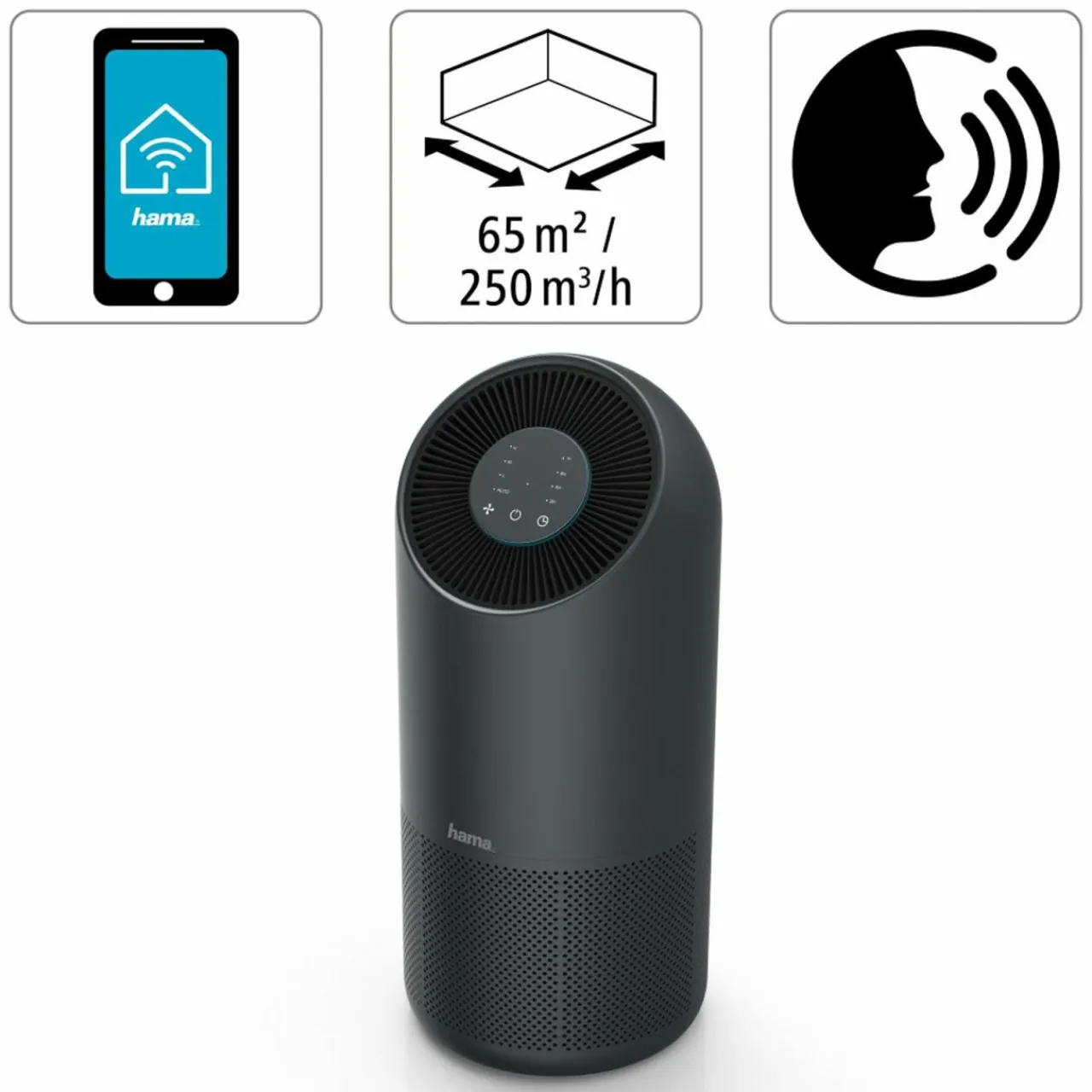 hama_smart_purificateur_dair_hepa_charbon_actif_2.webp Hama Smart purificateur d’air, HEPA, charbon actif^ Meubles & Aménagements