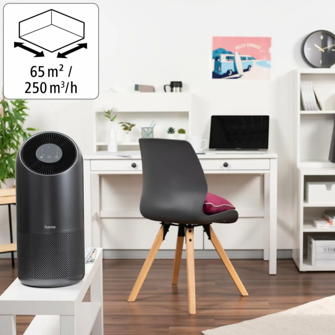 hama_smart_purificateur_dair_hepa_charbon_actif_4.webp Hama Smart purificateur d’air, HEPA, charbon actif^ Meubles & Aménagements