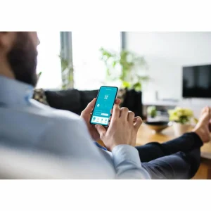 Hama Ventilateur sur pied Smart, capteur de température, télécommande^ Ventilateurs