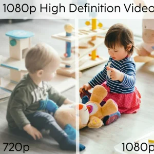 Hama WLAN Caméra d'intérieur smart, audio 2 voies Capteur mobile^ Caméras Connectées