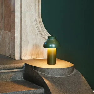 HAY PC Portable lampe de table LED batterie, olive^ Lampes Décoratives