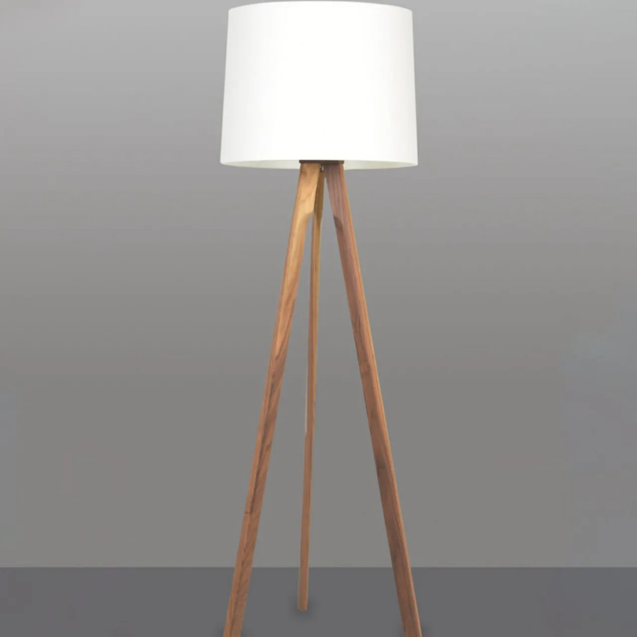 herzblut_tre_lampadaire_abatjour_blanc_noyer_3.webp HerzBlut Tre lampadaire, abat-jour blanc, noyer^ Luminaires Durables