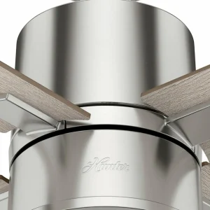 Hunter Beck ventilateur avec lumière, chêne/nickel^ Ventilateurs