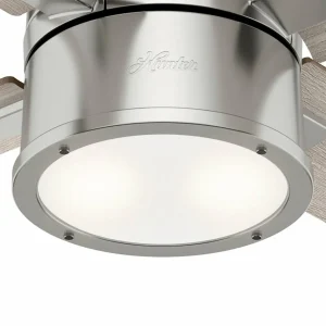 Hunter Beck ventilateur avec lumière, chêne/nickel^ Ventilateurs