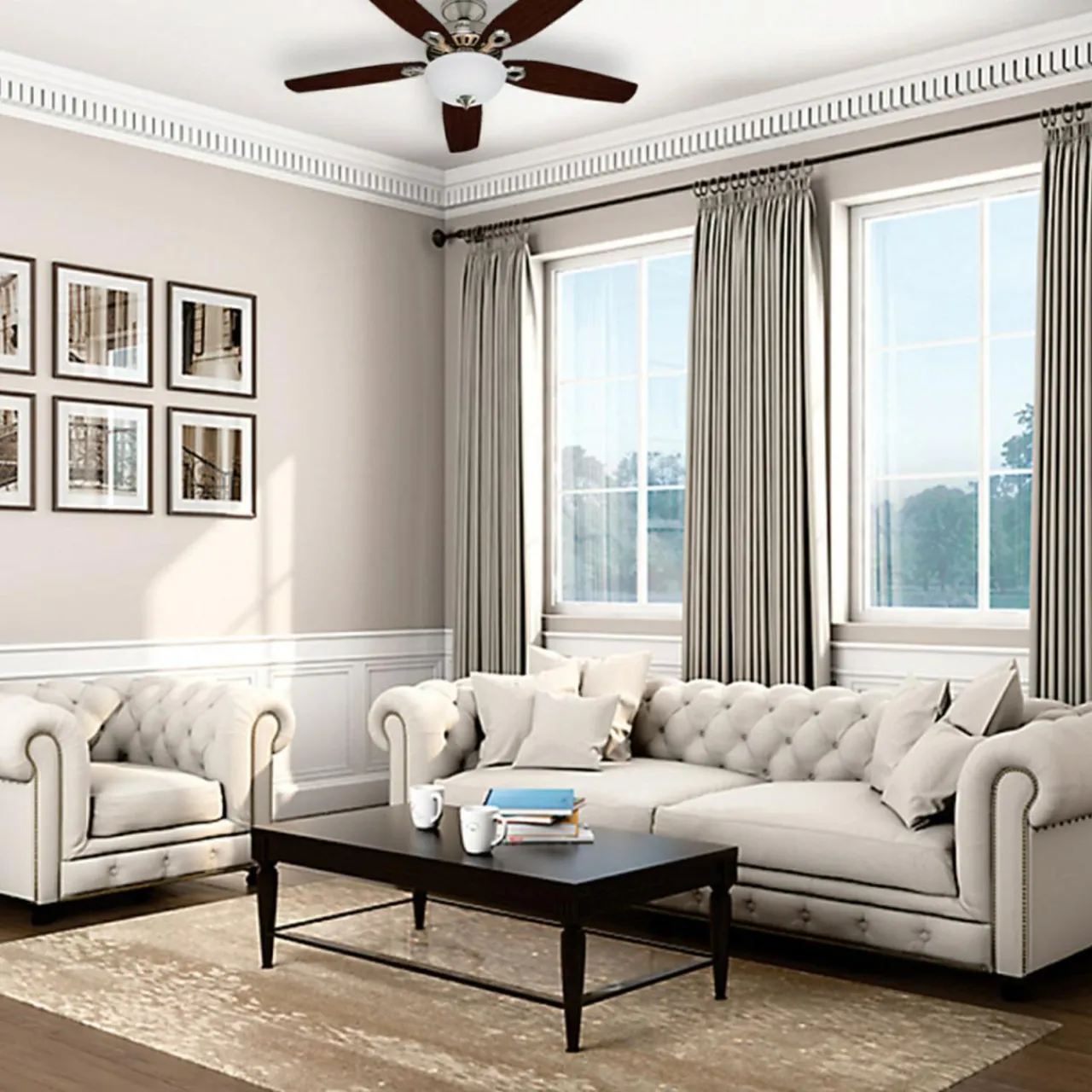 hunter_builder_deluxe_ventilateur_plafond_chrom_1.webp Hunter Builder Deluxe ventilateur plafond, chromé^ Ventilateurs