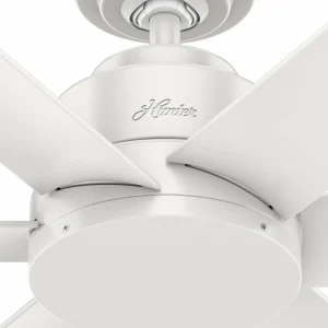 Hunter Kennicott ventilateur de plafond, blanc mat^ Ventilateurs