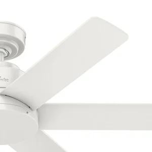 Hunter Kennicott ventilateur de plafond, blanc mat^ Ventilateurs