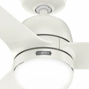 Hunter SeaWave AC ventilateur lampe IP44 blanc^ Ventilateurs