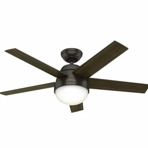 Hunter Stile ventilateur éclairage noyer/noyer^ Ventilateurs