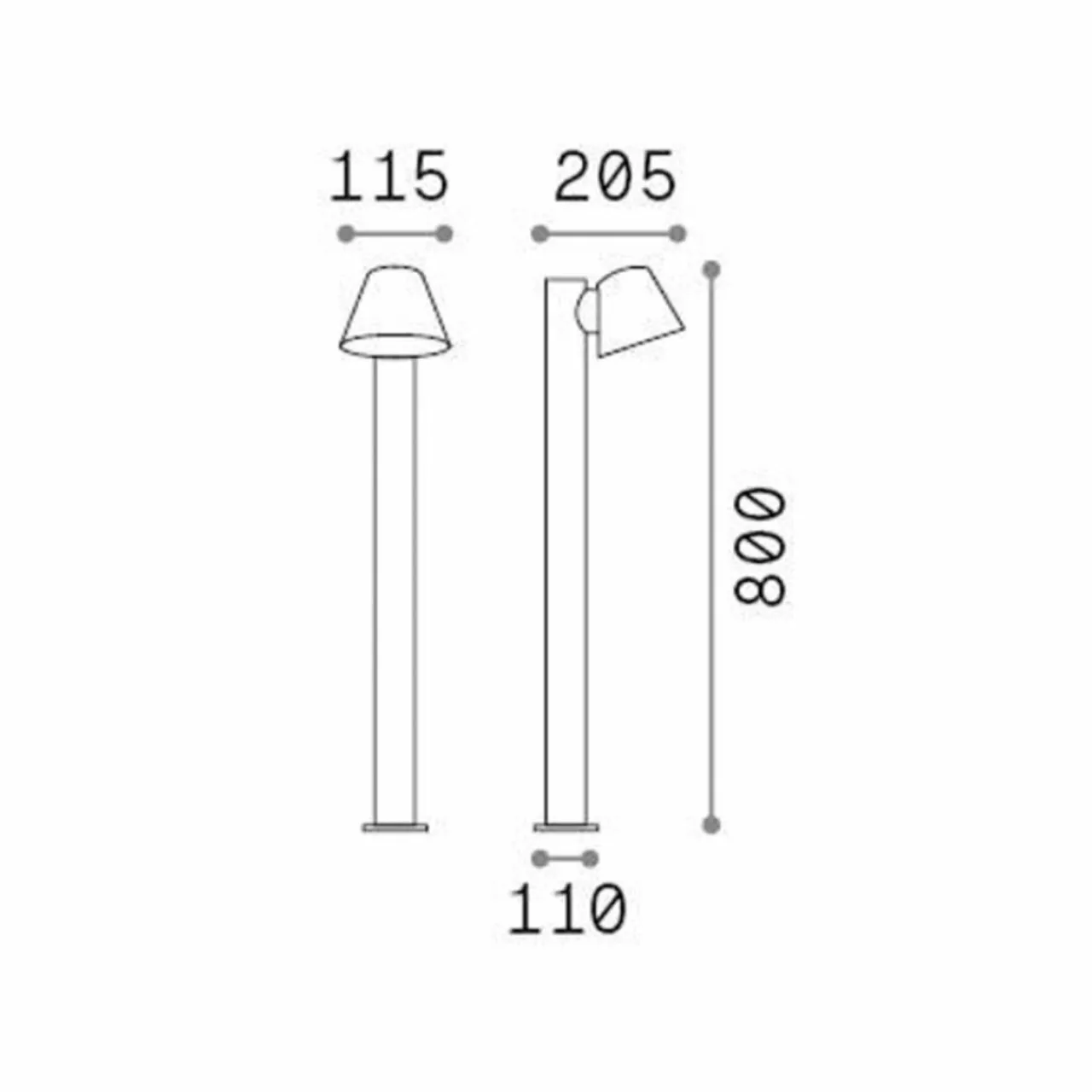 ideal_lux_borne_lumineuse_gaz_noir_aluminium_hauteur__cm_1.webp Ideallux Ideal Lux Borne lumineuse gaz, noir, aluminium, hauteur 80 cm^ Bornes Éclairage Extérieur