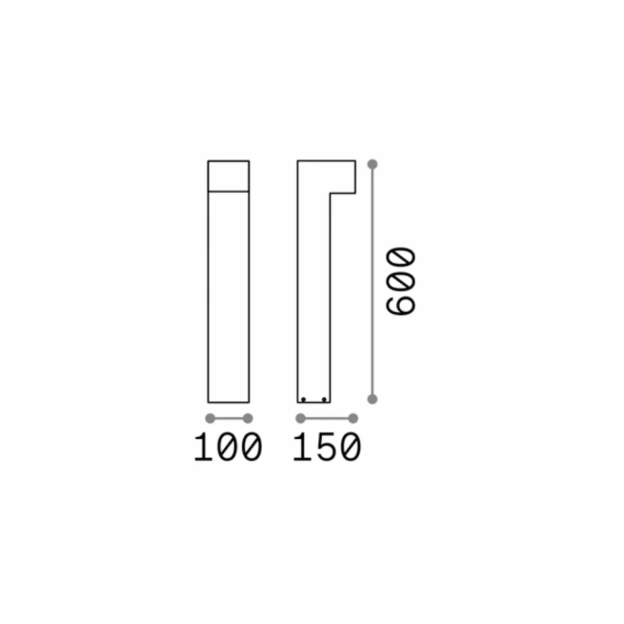 ideal_lux_borne_lumineuse_sirio_anthracite_aluminium_hauteur__cm_1.webp Ideallux Ideal Lux Borne lumineuse Sirio anthracite, aluminium, hauteur 60 cm^ Bornes Éclairage Extérieur