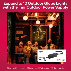 Innr Lighting Innr Smart Outdoor Globe Colour sphère LED, ajout^ Lampes Décoratives