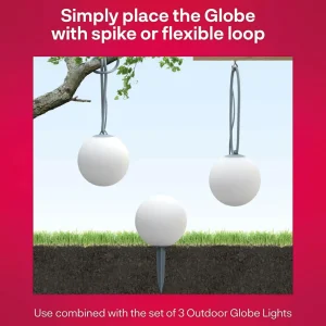 Innr Lighting Innr Smart Outdoor Globe Colour sphère LED, ajout^ Lampes Décoratives