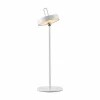 JUST LIGHT. Lampe à poser LED rechargeable Amag, blanc, fer, IP44^ Lampes Décoratives