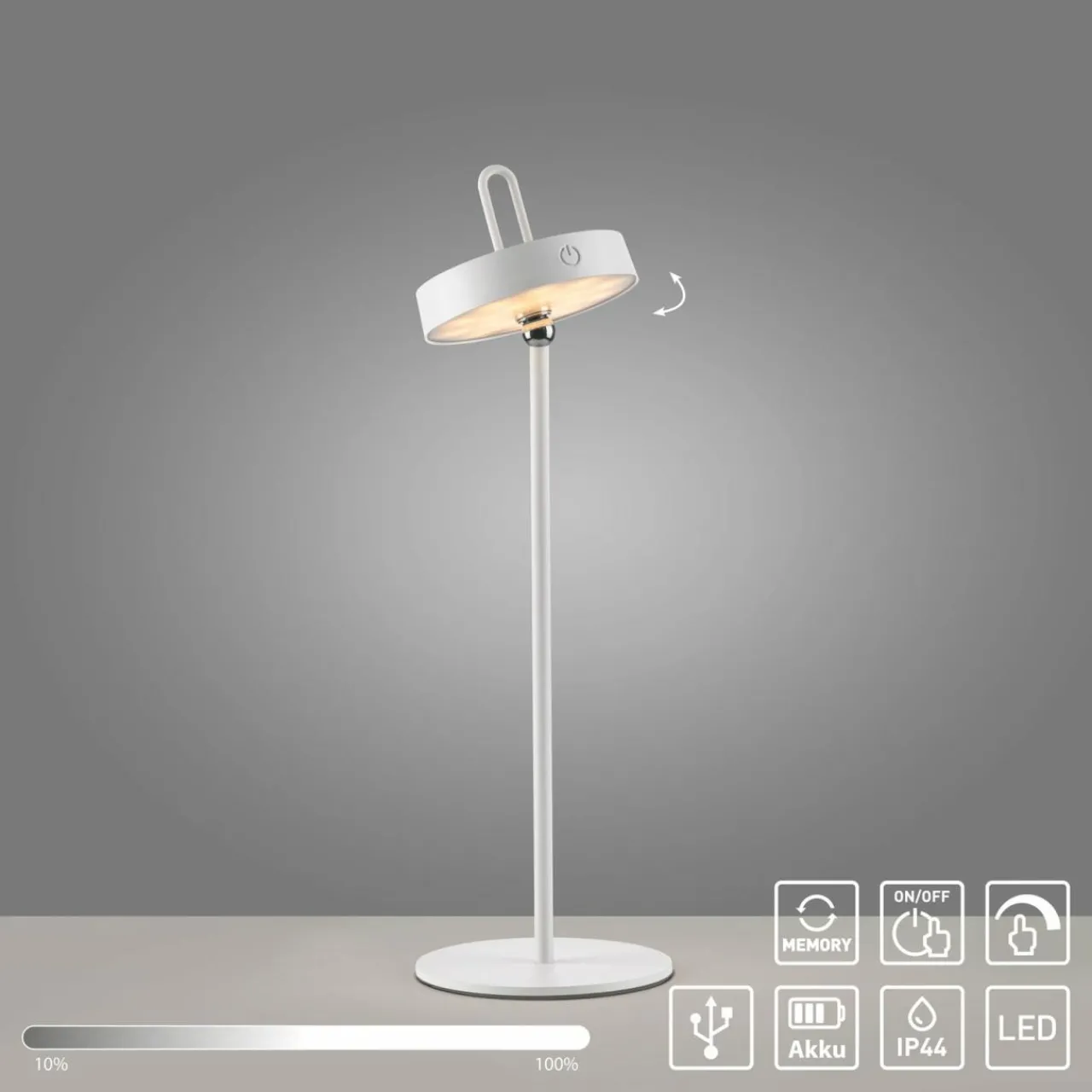 just_light_lampe__poser_led_rechargeable_amag_blanc_fer_ip_6.webp JUST LIGHT. Lampe à poser LED rechargeable Amag, blanc, fer, IP44^ Lampes Décoratives