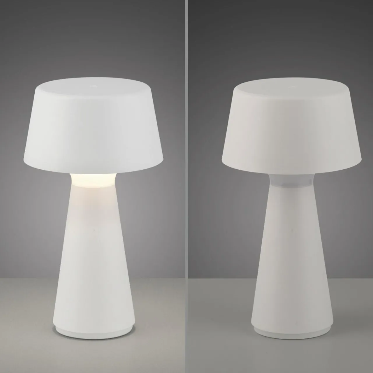 just_light_lampe_de_table_led_rechargeable_abera_blanc_plastique_ip_2.webp JUST LIGHT. Lampe de table LED rechargeable Abera blanc Plastique IP54^ Lampes Décoratives