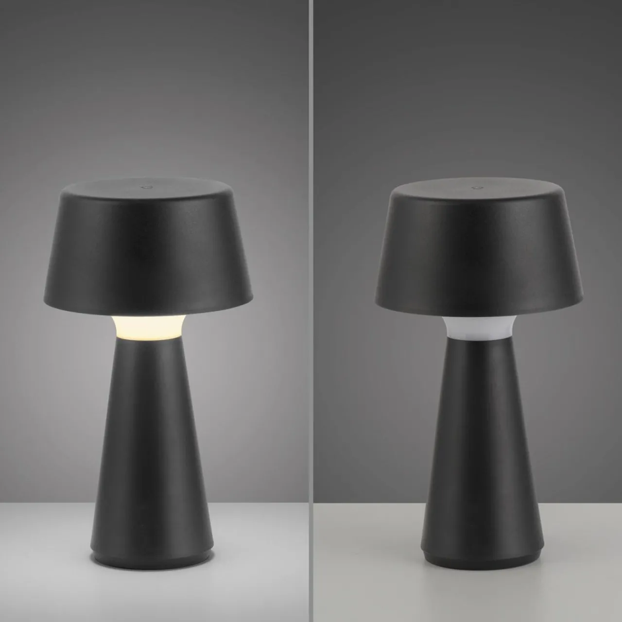 just_light_lampe_de_table_led_rechargeable_abera_noir_plastique_ip_2.webp JUST LIGHT. Lampe de table LED rechargeable Abera noir Plastique IP54^ Lampes Décoratives