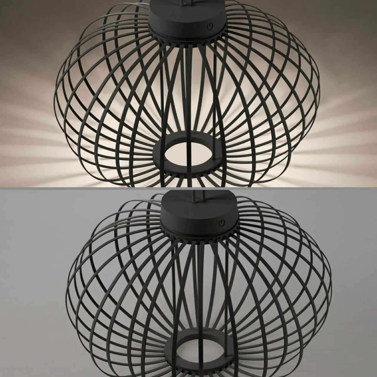 just_light_lampe_de_table_led_rechargeable_akuba_noir__cm_bambou_5-1.webp JUST LIGHT. Lampe de table LED rechargeable Akuba noir 37 cm Bambou^ Lampes Décoratives