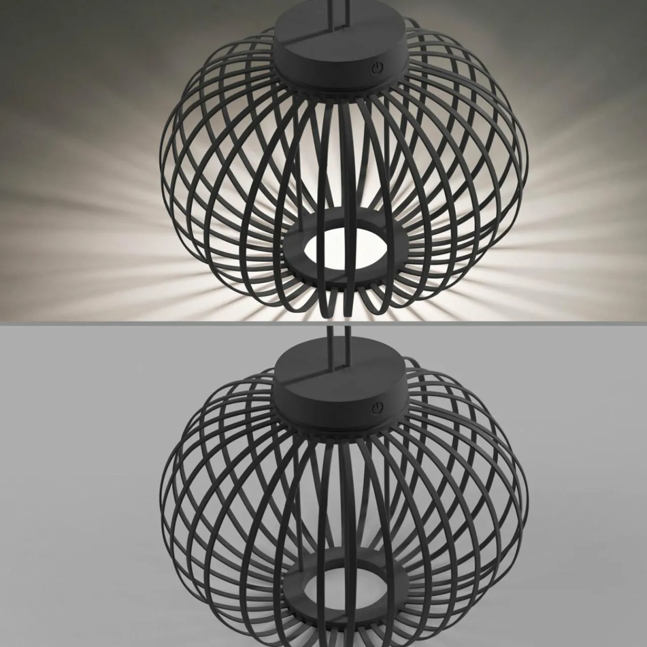 just_light_lampe_de_table_led_rechargeable_akuba_noir__cm_bambou_5-2.webp JUST LIGHT. Lampe de table LED rechargeable Akuba noir 33 cm Bambou^ Lampes Décoratives