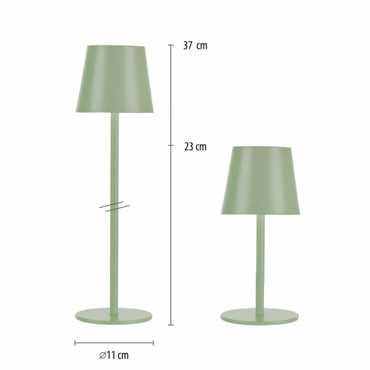 just_light_lampe_de_table_led_rechargeable_euria_vert_fer_ip_1.webp JUST LIGHT. Lampe de table LED rechargeable Euria, vert, fer, IP54^ Lampes Décoratives