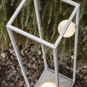 Karman Abachina lampadaire LED IP65 103 cm blanc^ Luminaires De Terrasse