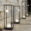 Karman Abachina lampadaire LED IP65 103 cm noir^ Luminaires De Terrasse