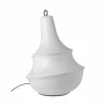 Karman lampadaire d'extérieur Lady D, hauteur 89 cm, blanc, fibre de verre^ Luminaires De Terrasse