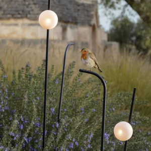 Karman Pois lampadaire piquet IP65 3 000 K 118 cm^ Projecteurs D'Extérieur