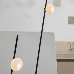 Karman Pois lampadaire piquet IP65 3 000 K 118 cm^ Projecteurs D'Extérieur