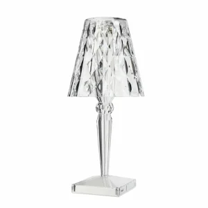 Kartell Big Battery - lampe à poser IP54, transp.^ Lampes Décoratives