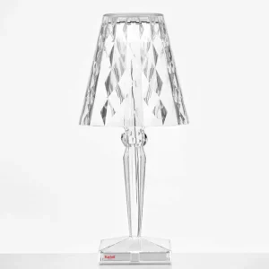 Kartell Big Battery - lampe à poser IP54, transp.^ Lampes Décoratives