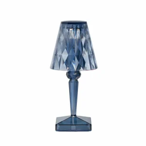 Kartell Lampe à poser rechargeable LED Battery, bleu ciel, IP54^ Lampes Décoratives