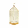 Kartell Lampe à poser rechargeable LED Lantern, ambre, recyclé, IP54^ Lampes Décoratives