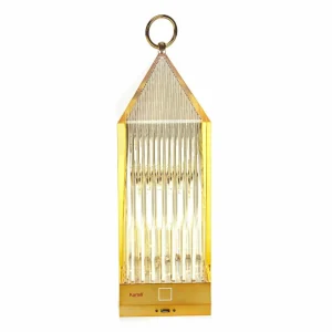 Kartell Lantern lampe à poser LED, ambre IP54^ Lampes Décoratives