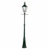 K.S. Verlichting Lampadaire d'extérieur Manchester à 1 lampe noir^ Lampadaires D'Extérieur
