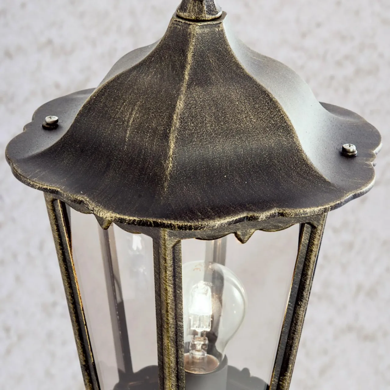 lampadaire_fabio_brun___lampe__cm_1.webp ORION Lampadaire Fabio brun à 1 lampe 211 cm^ Lampadaires D'Extérieur