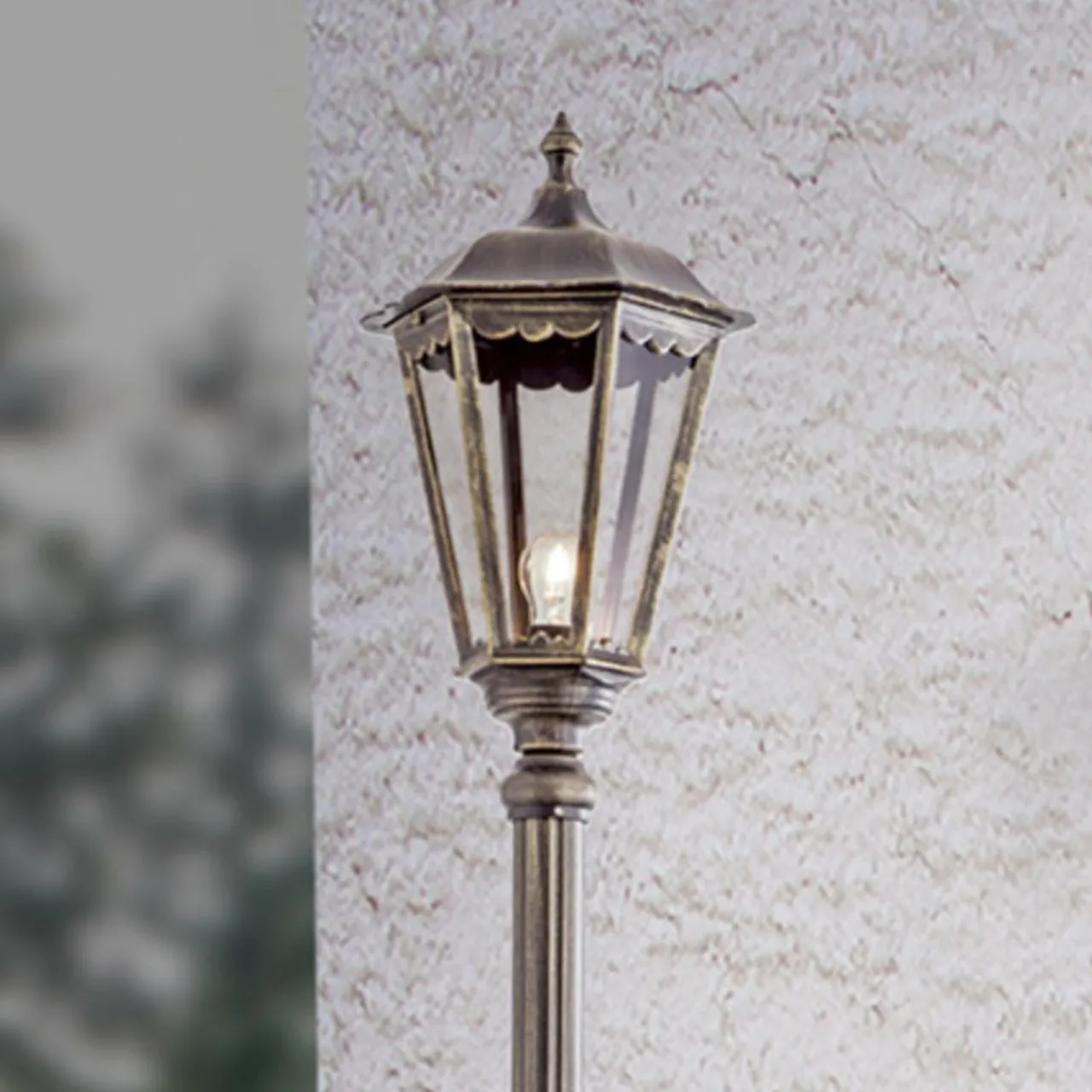 lampadaire_fabio_brun___lampe__cm_6.webp ORION Lampadaire Fabio brun à 1 lampe 211 cm^ Lampadaires D'Extérieur