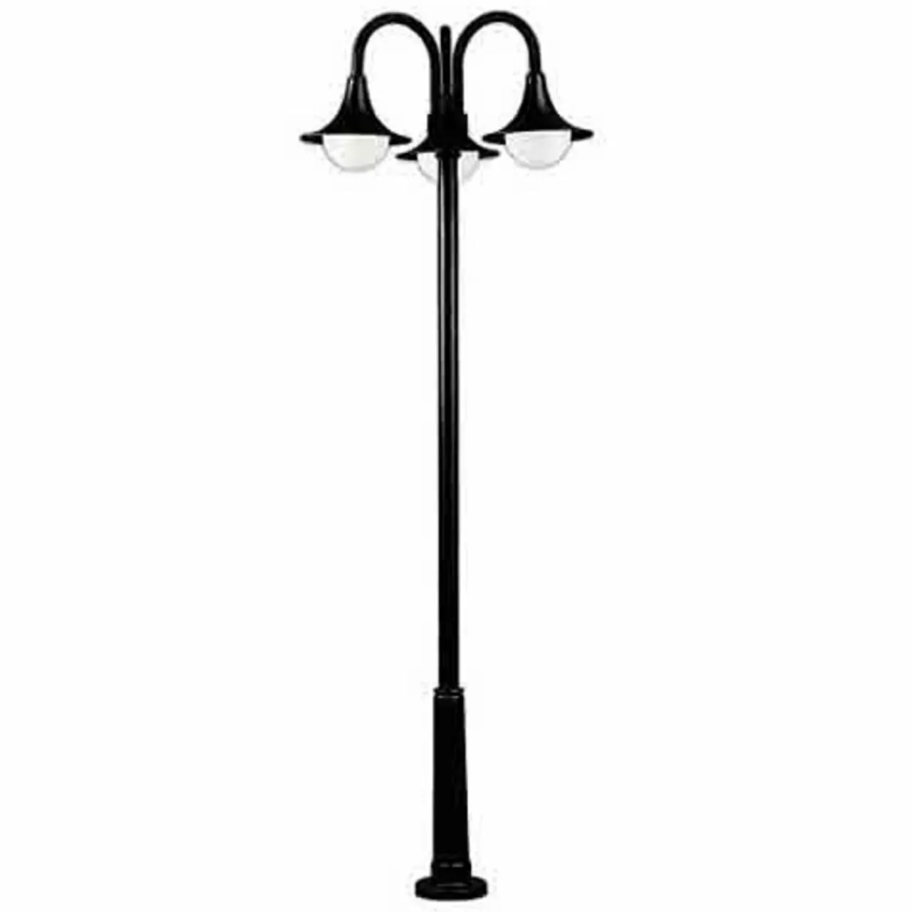 lampadaire_lgant__noir___lampes_0-1.webp Albert Leuchten Lampadaire élégant 171 noir à 3 lampes^ Lampadaires D'Extérieur
