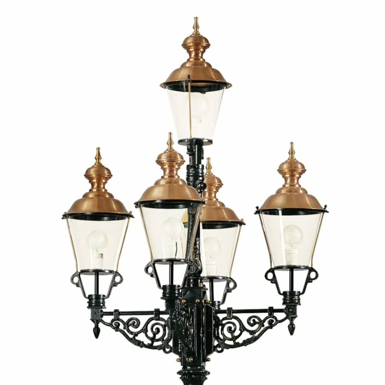 lampadaire_monaco_impressionnant___lampes_1.webp K.S. Verlichting Lampadaire Monaco impressionnant à 5 lampes^ Lampadaires D'Extérieur