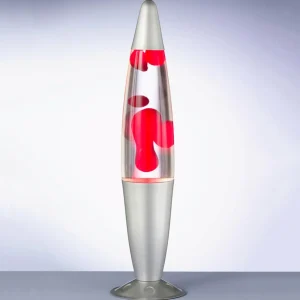 Reality Leuchten Lampe à lave pleine d’effet Jarva avec lave rouge^ Lampes Décoratives