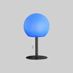 FH Lighting Lampe à poser batterie LED Trivento, noir sable^ Lampes Décoratives