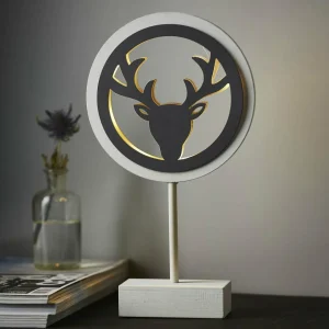 STAR TRADING Lampe à poser déco LED Woodworks^ Lumière De Noël