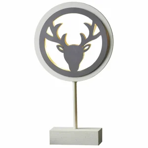 STAR TRADING Lampe à poser déco LED Woodworks^ Lumière De Noël
