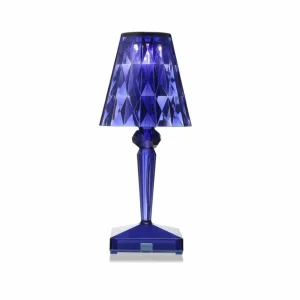 Kartell Lampe à poser LED décorative Battery, bleue^ Lampes Décoratives