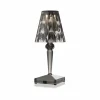 Kartell Lampe à poser LED décorative Battery, gris fumée^ Lampes Décoratives