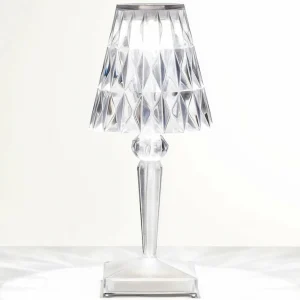 Kartell Lampe à poser LED décorative Battery, transparente^ Lampes Décoratives