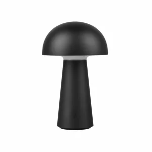 Reality Leuchten Lampe à poser LED Lennon IP44 batterie dim noire^ Lampes Décoratives