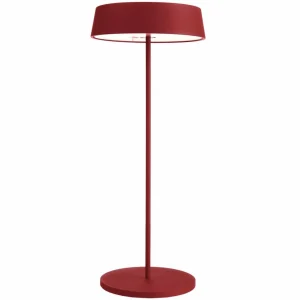 Deko-Light Lampe à poser LED Miram batterie, dim, rouge rubis^ Lampes Décoratives