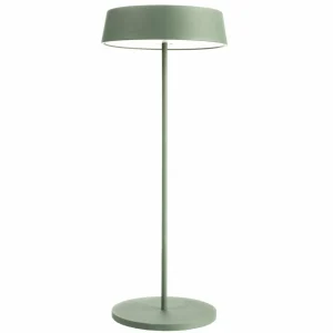 Deko-Light Lampe à poser LED Miram batterie, dimmable verte^ Lampes Décoratives