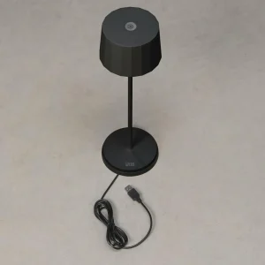 Konstsmide Lampe à poser LED Positano pour extérieur, noire^ Lampes Décoratives